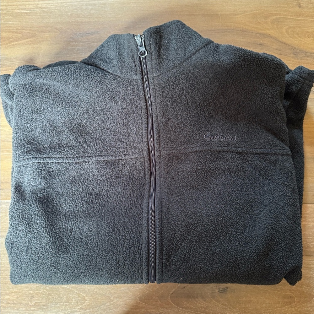 Cabela's Dark Gray Fleece Jacket